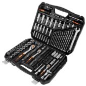Set nasadnih ključeva – 219 delova, 1/2, 3/8, 1/4, CrV, NEO TOOLS 10-076
