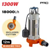 Potapajuća pumpa za prljavu vodu sa seckalicom - NAKAYAMA SP1315