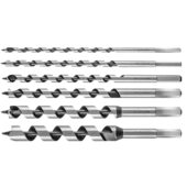 Set spiralnih burgija za drvo 230 mm VERTO 60H800 – 6 kom