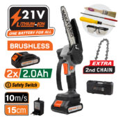 NAKAYAMA EC1050 aku mini testera 21V (15 cm, 2x2Ah baterije)