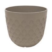 Multy Home EU5100650 saksija Melody Scallop 36 cm (tamno krem)