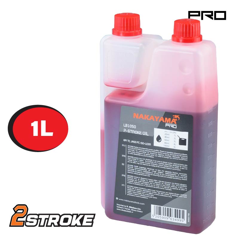 LB1050 NAKAYAMA PRO LB1050 ulje za 2-taktne motore 1L (pre-mix) - Slika 1