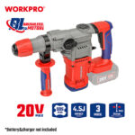 Aku. čekić-bušilica SDS+ (bez četkica), 20V – WORKPRO WP390306