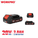 Baterija 20V MAX (Li-Ion) od 2,0 Ah – WORKPRO WP395003