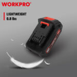 Baterija 20V MAX (Li-Ion) od 2,0 Ah – WORKPRO WP395003 - Slika 3