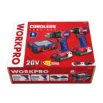 Set kompaktnog aku. alata, 20V - WORKPRO WP398001 - Slika 10