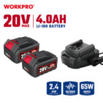 Set akumulatorkog alata, 20V – WORKPRO WP398003 - Slika 5