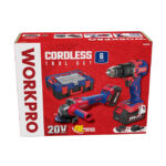 Set akumulatorkog alata, 20V – WORKPRO WP398003 - Slika 8