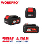 Set – punjač baterije (2,4A) i baterija 20V (4.0Ah) – WORKPRO WP398006 - Slika 5