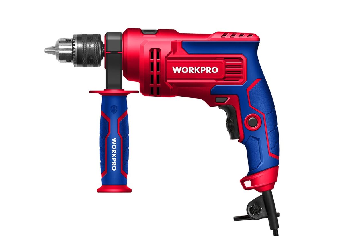 Električna udarna bušilica 710W,  13mm – WORKPRO WP470200 - Slika 11