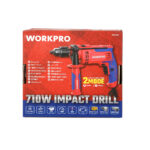 Električna udarna bušilica 710W, 13mm – WORKPRO WP470200 - Slika 14