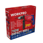 Električna udarna bušilica 710W, 13mm (Top cena) – WORKPRO WP470203 - Slika 10