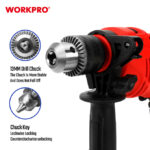 Električna udarna bušilica 710W, 13mm (Top cena) – WORKPRO WP470203 - Slika 4