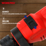 Električna udarna bušilica 710W, 13mm (Top cena) – WORKPRO WP470203 - Slika 5