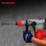 Električna čekić-bušilica SDS+, 1500W (5,5 J) – WORKPRO WP470401 - Slika 2