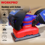 Električna vibraciona brusilica od 320W (93x185 mm) - WORKPRO WP472401 - Slika 2