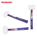 Čekić gumeni (BELI) sa plastičnom drškom, 450g – WORKPRO WP241040 - Slika 5