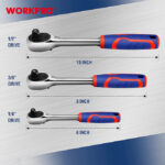 Krckalica (čegrtaljka) sa mehanizmom od 72 zuba– WORKPRO - Slika 4