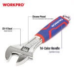 Podesivi ključ 200 mm – WORKPRO WP272011 - Slika 2