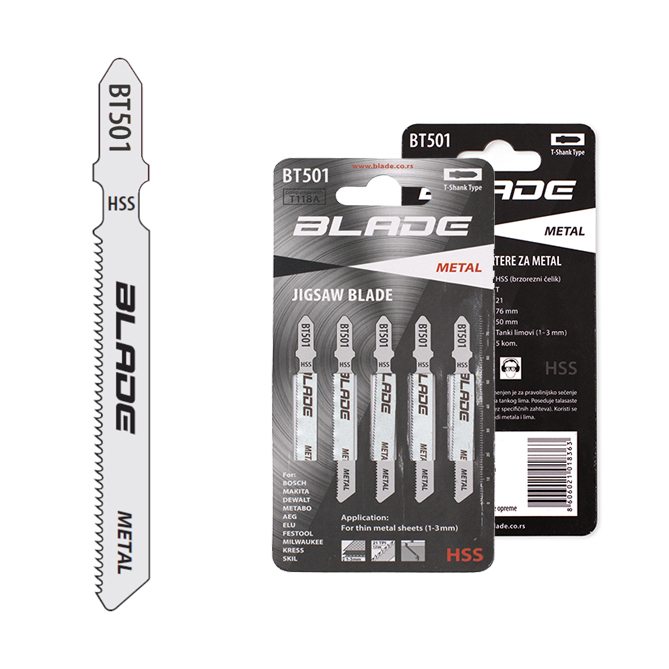 BT501 1 Listovi ubodne testere za metal - BLADE BT501 - Slika 1