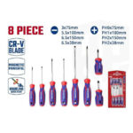 Set profesionalnih odvijača, 8-delni – WORKPRO WP200505 - Slika 4