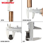 Šubler (150mm), analogni – WORKPRO WP266003 - Slika 4