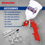 Pištolj pneumatski za farbanje - WORKPRO WP512006 - Slika 2