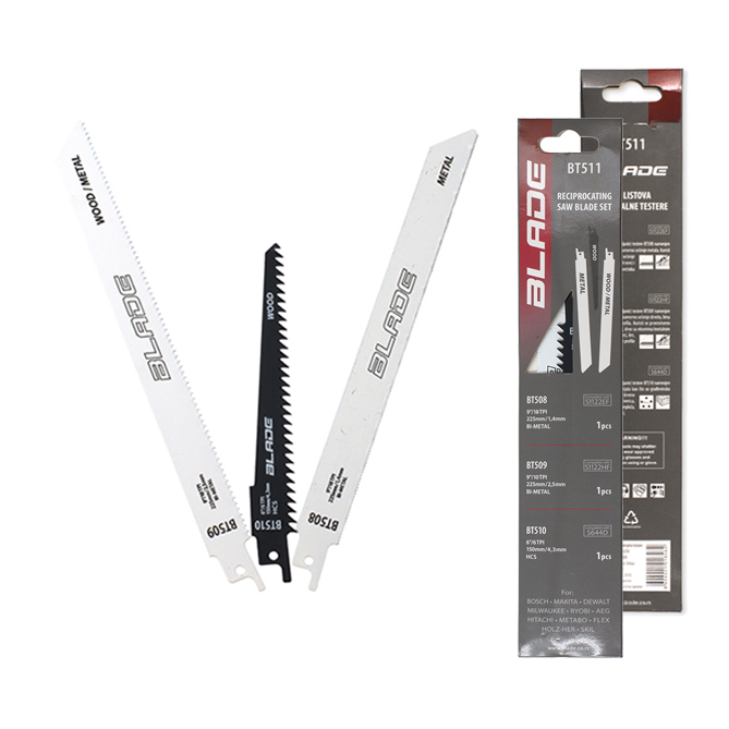 BT511 0 Listovi univerzalne testere (lisičji rep), set 3/1 – BLADE BT511 - Slika 1